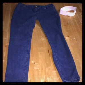 Dark Blue Skinny Jeans from Forever 21